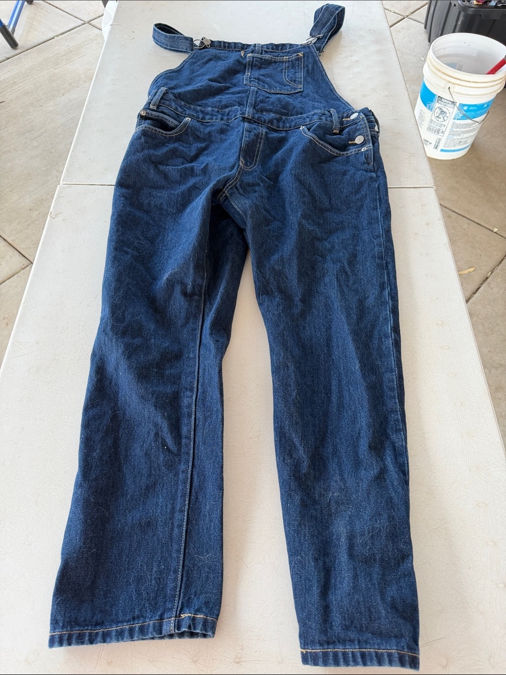 Levi's Dark Blue Women's Denim Overalls